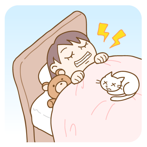 歯並びが悪いと歯ぎしりがおきやすい？