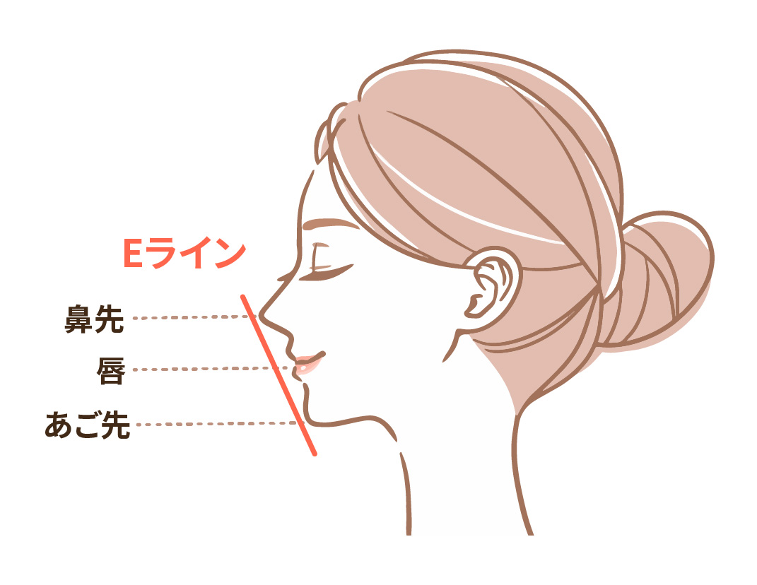 Eラインとは？横顔の美しさを決める基準